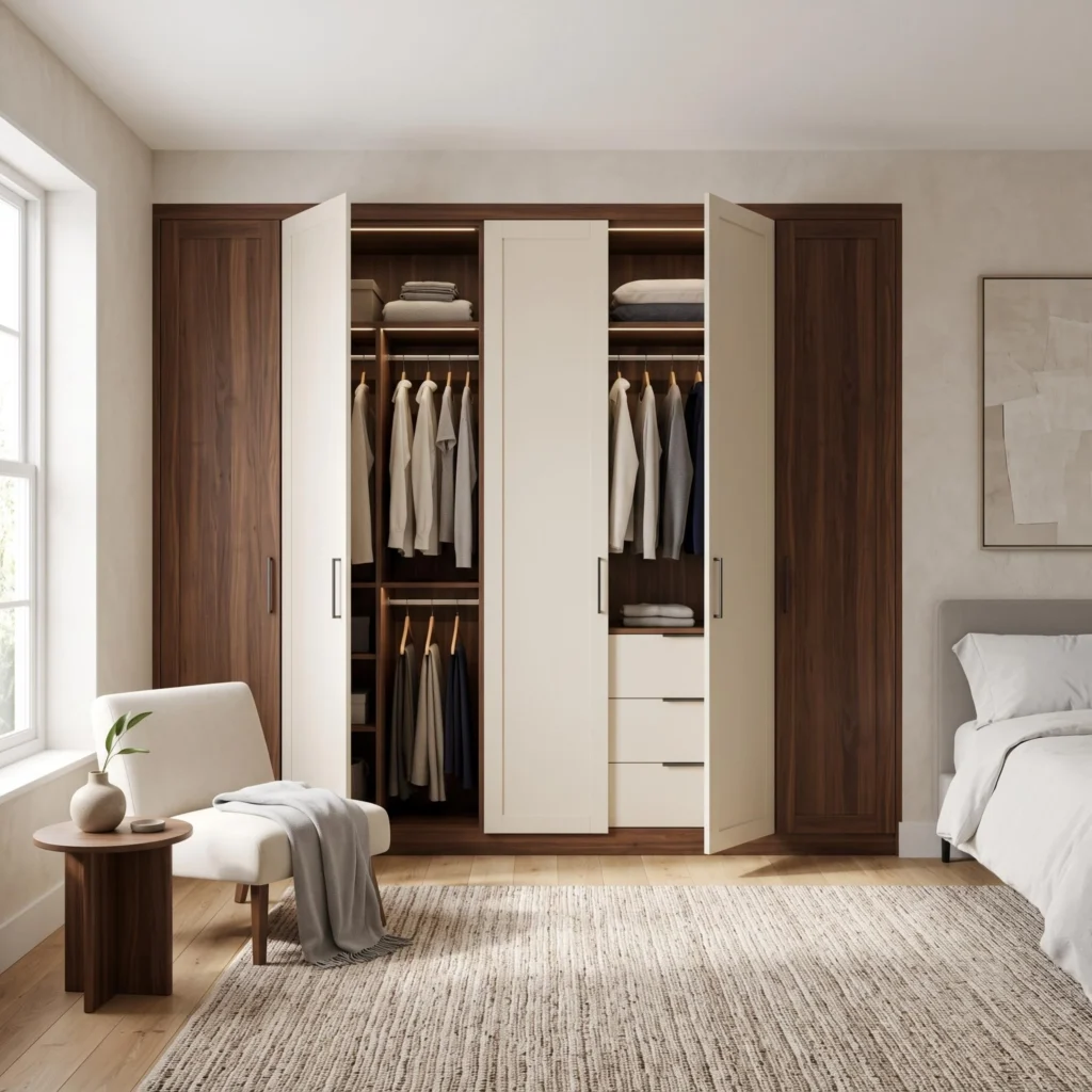 Two‑Tone Luxury Wardrobe Design