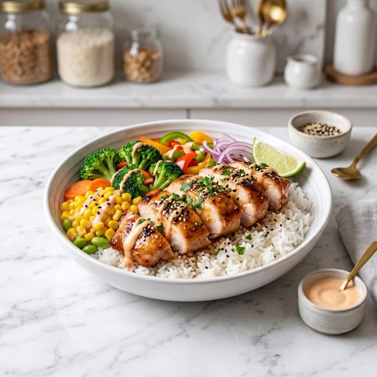 Chicken Rice Bowl Recipe: Flavor-Packed, Hearty, and Better Than Takeout