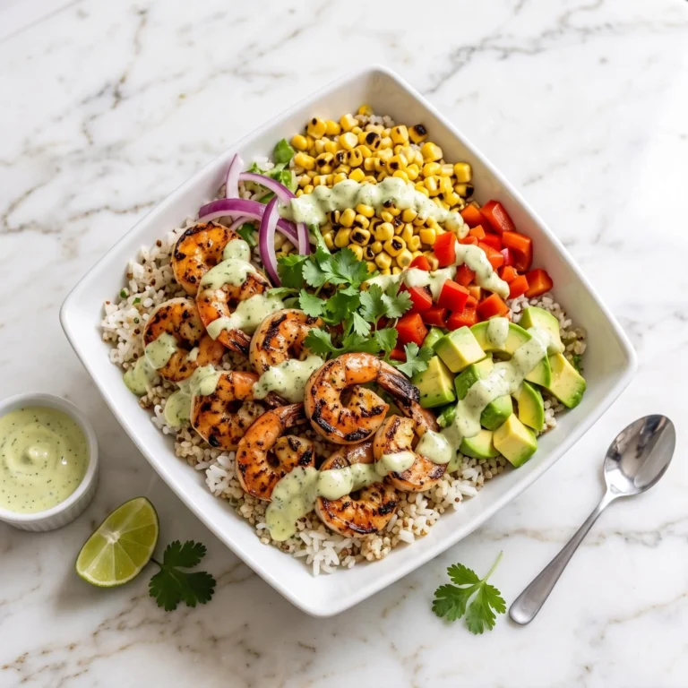 Grilled Shrimp Bowl Recipe for Dinner