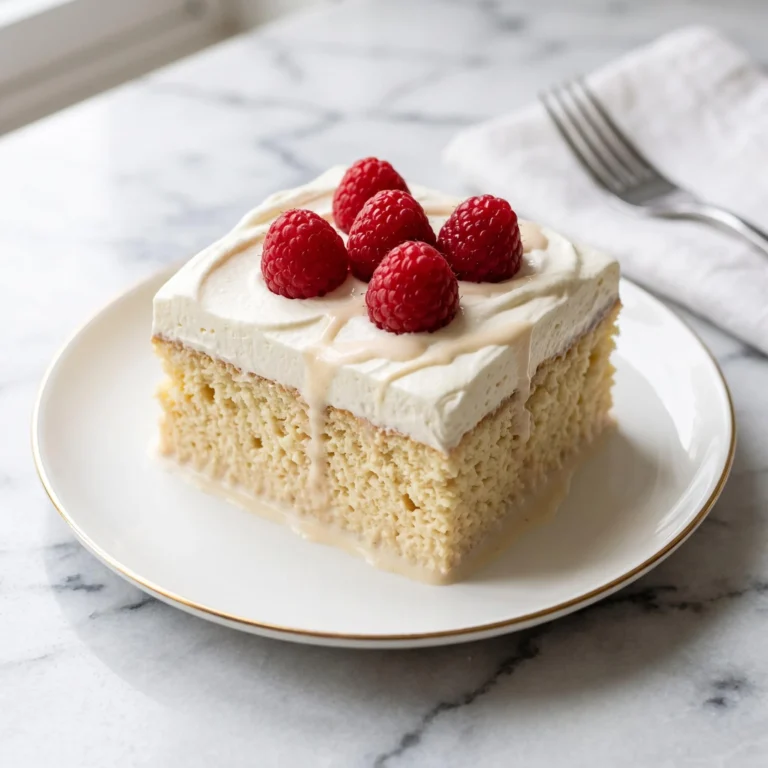 Easy Tres Leches Cake Recipe: Sweet, Moist