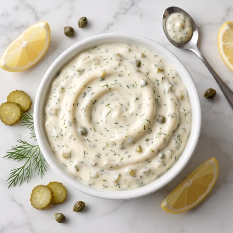 Classic Tarter Sauce Recipe: Creamy, Tangy, and Better Than Store-Bought