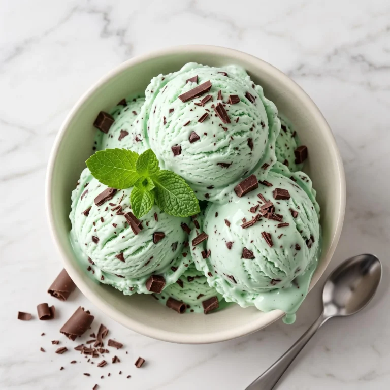 Mint Chocolate Chip Ice Cream Recipe