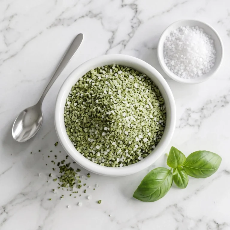How to Make Basil Salt: Fresh, Herbaceous