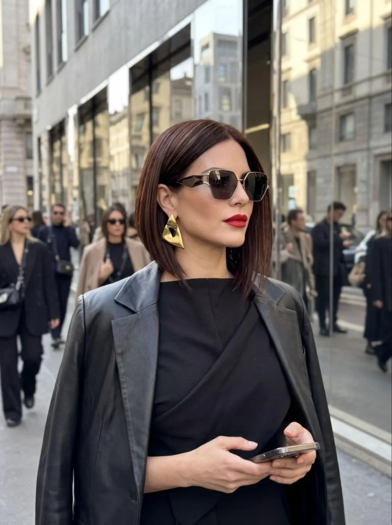 Asymmetrical Italian Bob