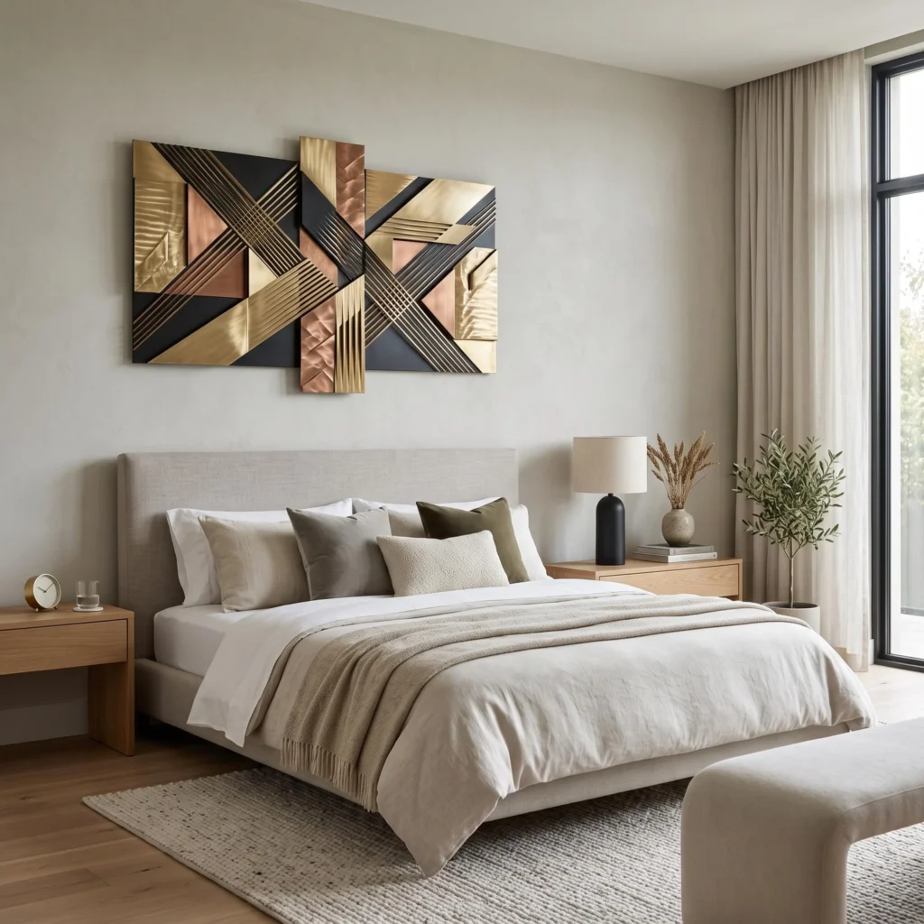 Brushed Metal Wall Art