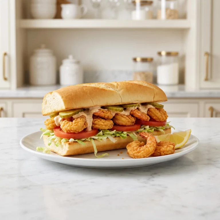 Classic Shrimp Po Boy Sandwich Recipe: Crispy, Saucy, and Authentic