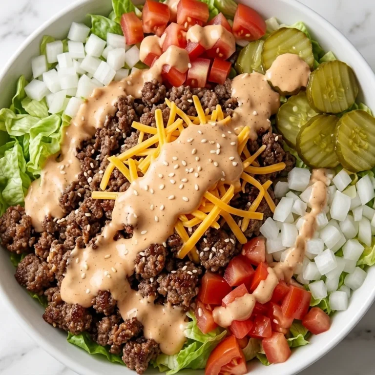 Healthy Big Mac Bowl Recipe: Low-Carb, High-Protein