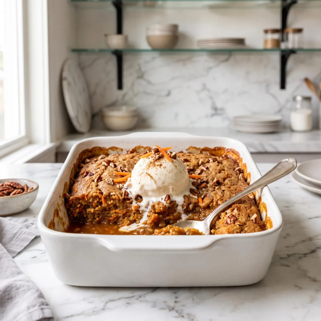 Carrot Cake Cobbler Recipe