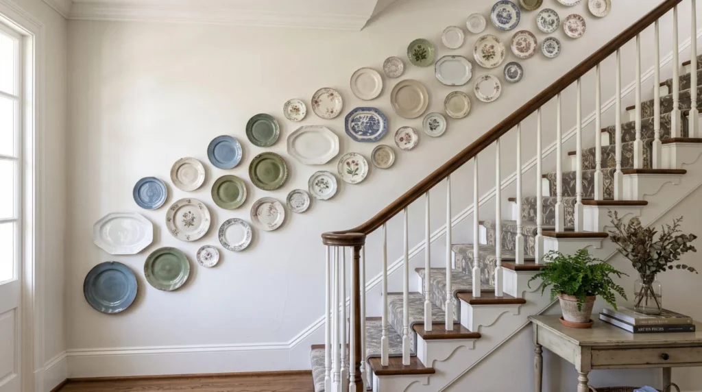 Plate Wall in a Stairwell