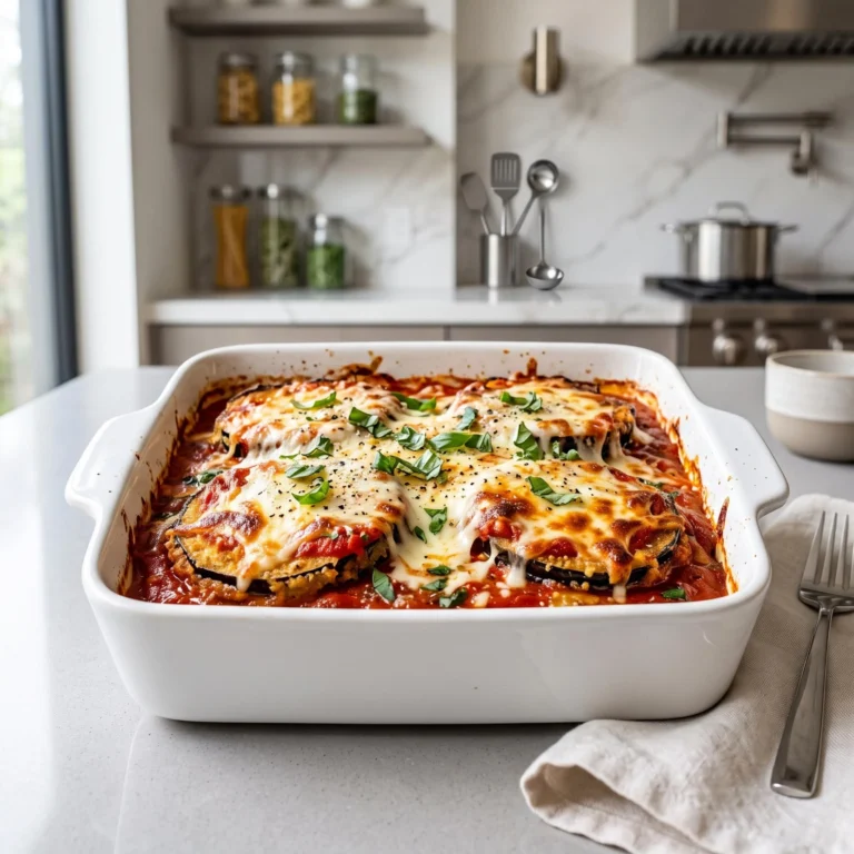 Baked Eggplant Parmesan Recipe: Comforting, Cheesy, and Better Than Takeout