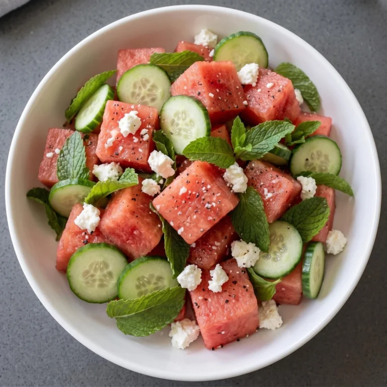Refreshing Watermelon Mint Salad for Summer Recipe