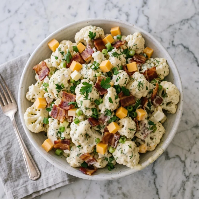 Loaded Cauliflower Salad Recipe: Better Than Potato Salad