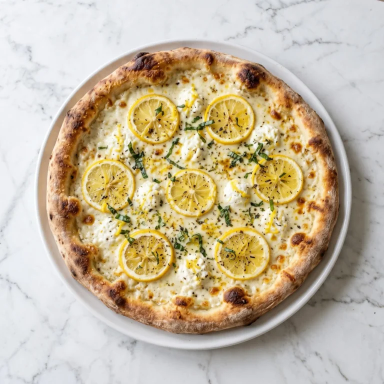 Lemon Pizza Recipe: Bright, Zesty, and Perfectly Cheesy