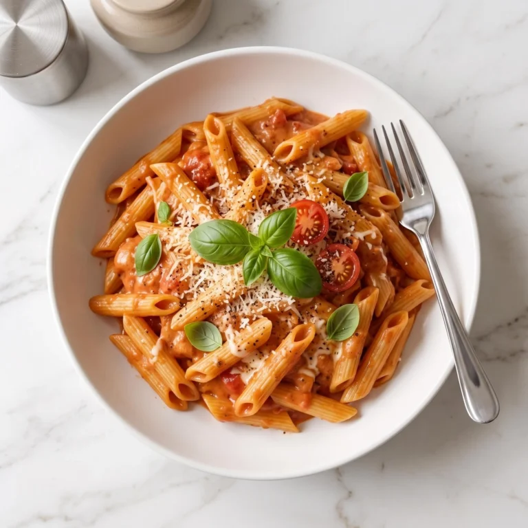 Creamy Tomato Basil Pasta Recipe