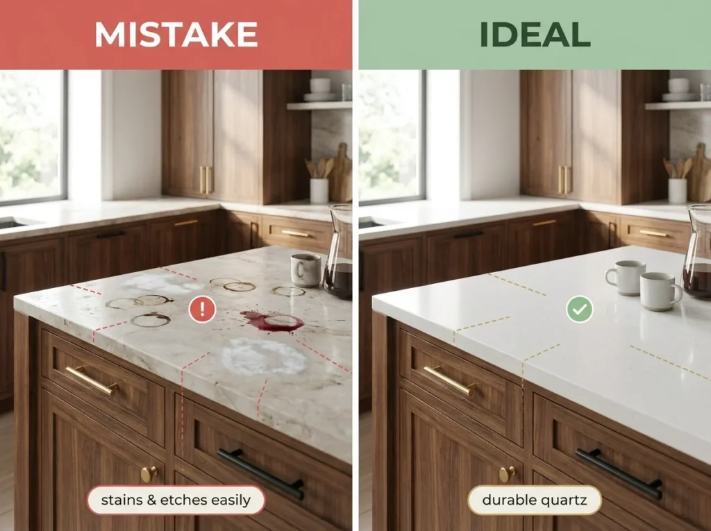 Choosing Countertops That Are Hard to Maintain