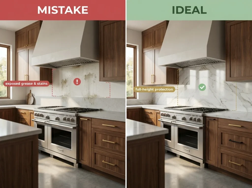 Skipping a Full-Height Backsplash