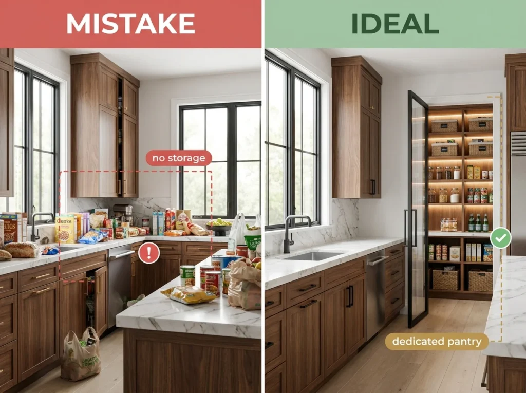 Forgetting a Dedicated Pantry