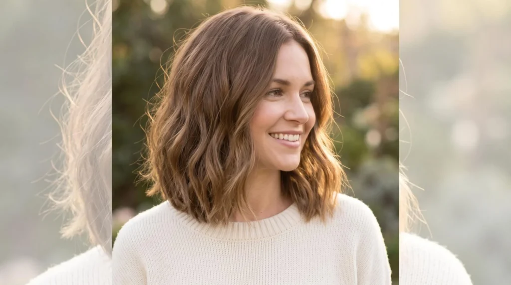 Shoulder Length Hair With Soft Waves