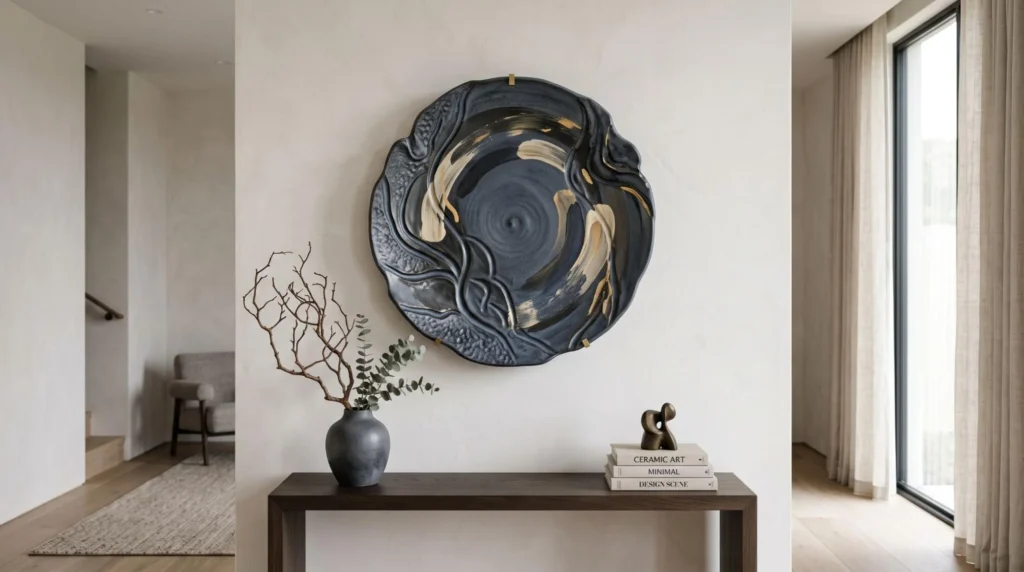 Minimalist Single Statement Plate