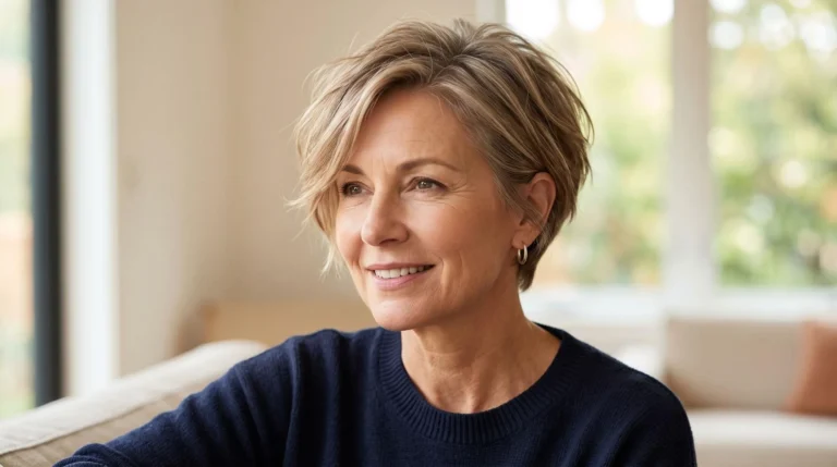 15 Short Hairstyles for Thin Fine Hair Over 50 Women