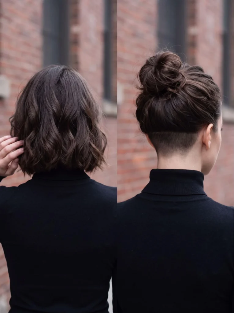 Shoulder Length Hair With an Undercut