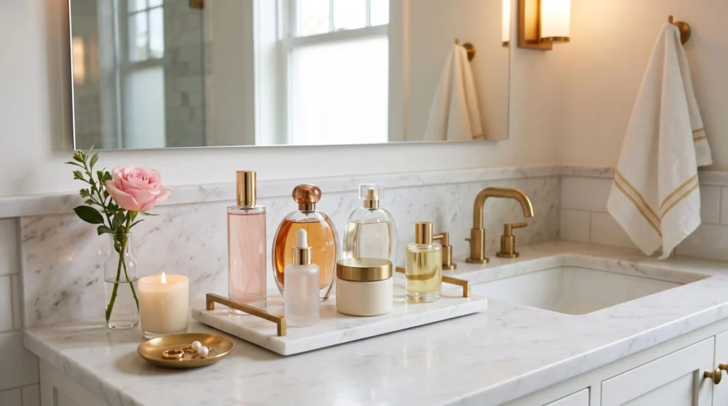 Add Personal Perfume or Skincare Display