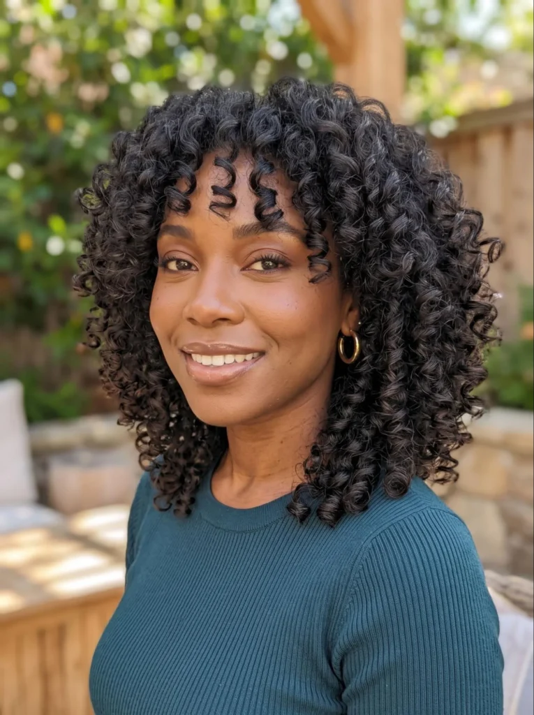 Voluminous Burmese Curly Layers