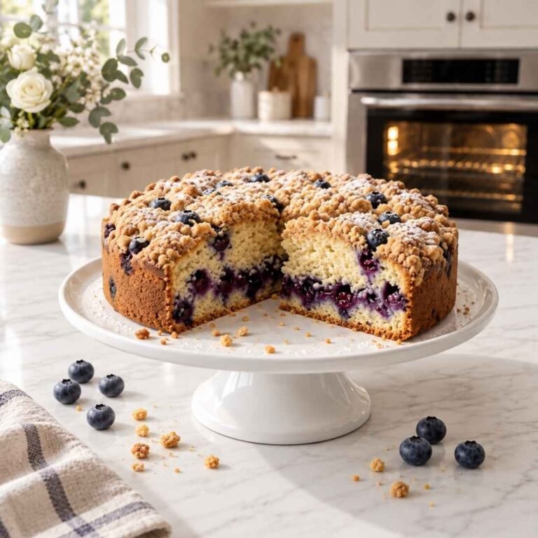 Easy Blueberry Coffee Cake Recipe