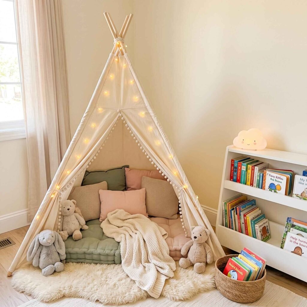 Cozy Reading Nook for Toddlers