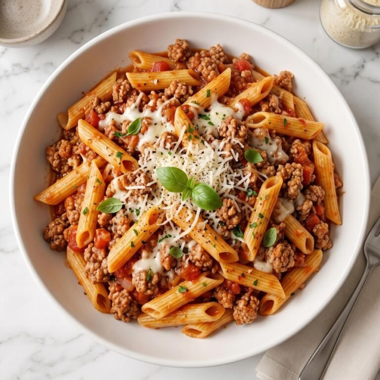 Healthy Ground Turkey Pasta Recipe