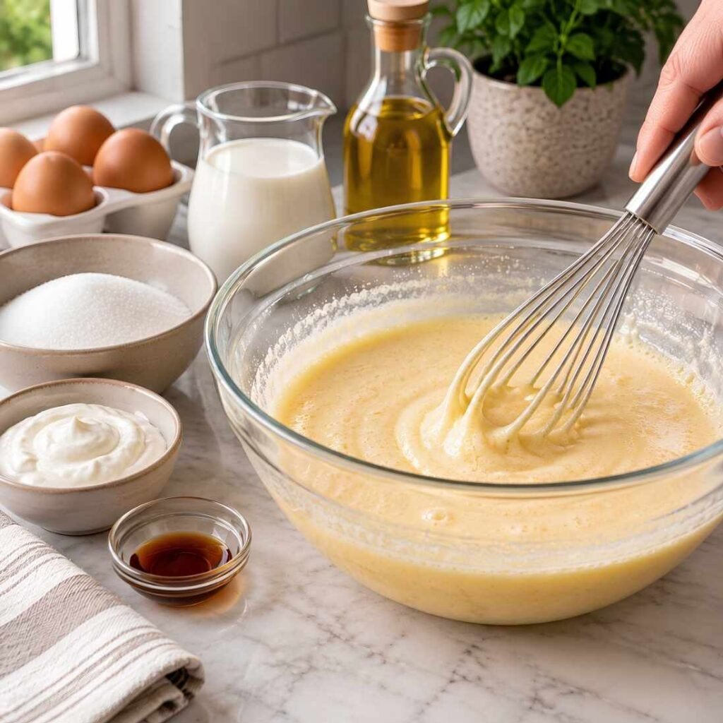 Mix the Wet Ingredients