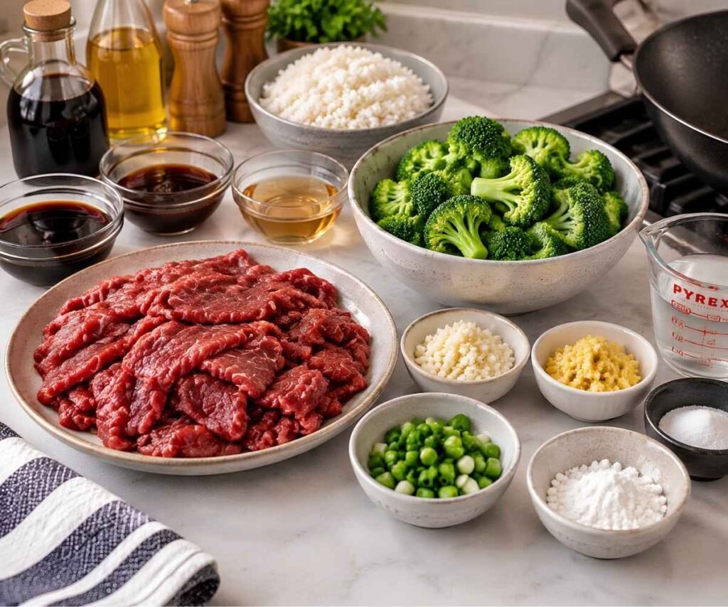 Prep Everything First
Start your rice now if you are serving it, since it takes longer than the stir-fry does