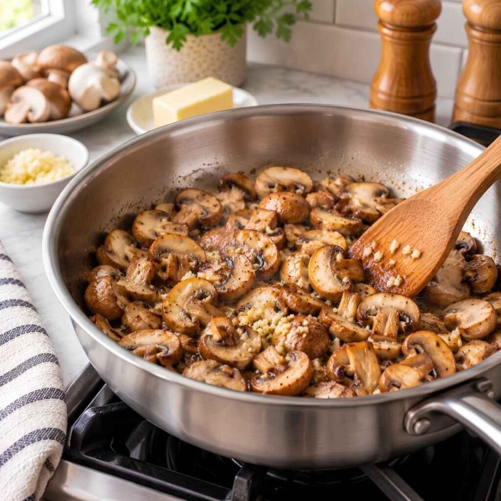Sauté the Mushrooms