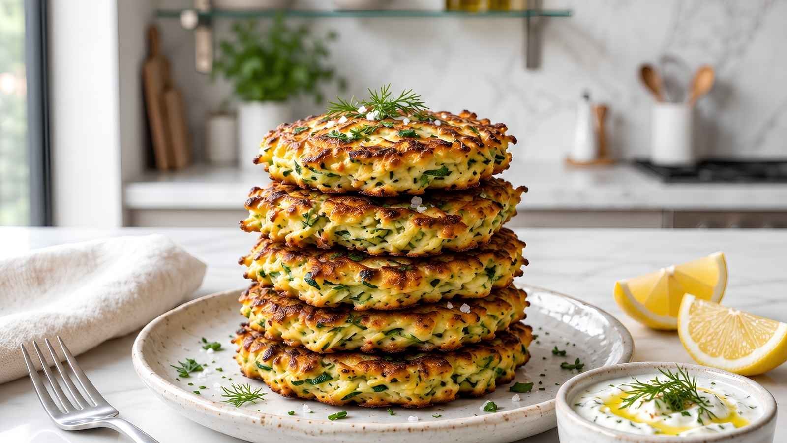 Zucchini Fritters Air Fryer Recipe This zucchini fritters air fryer recipe turns simple summer zucchini into crispy,