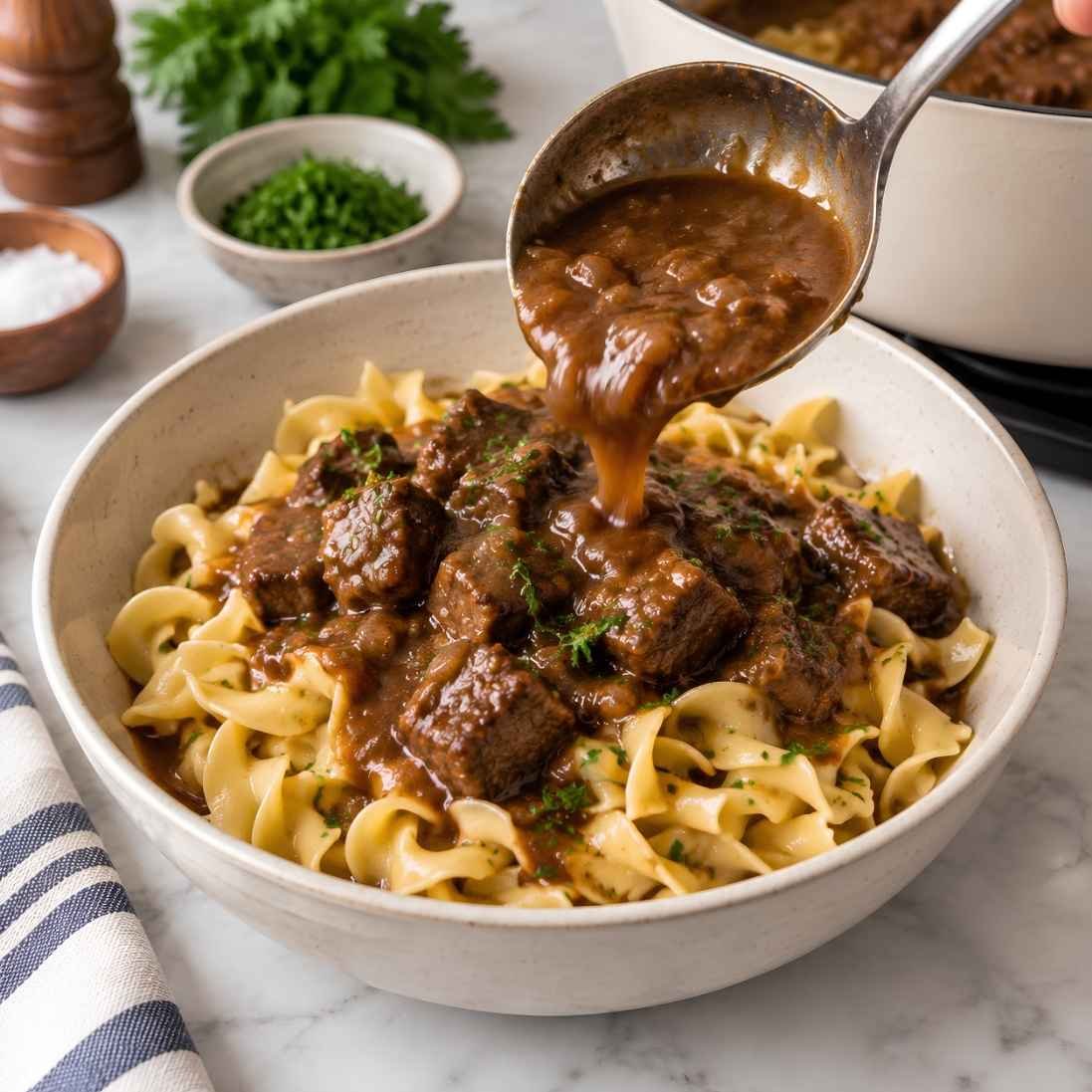 Easy Beef and Noodles Recipe:Better Than Any Diner Version