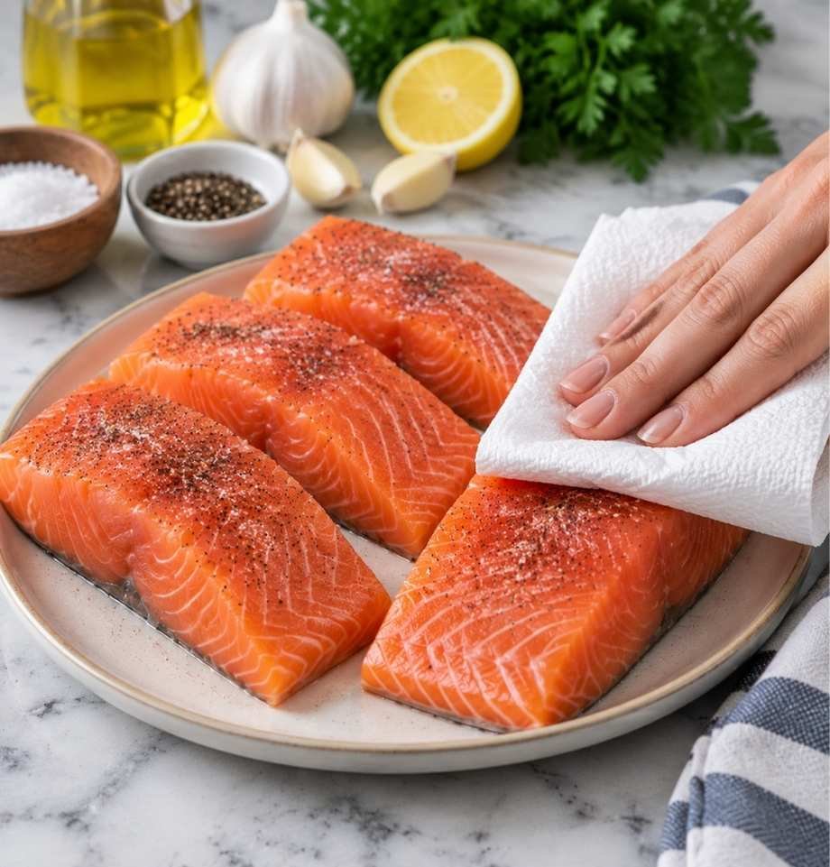 Start with dry fish