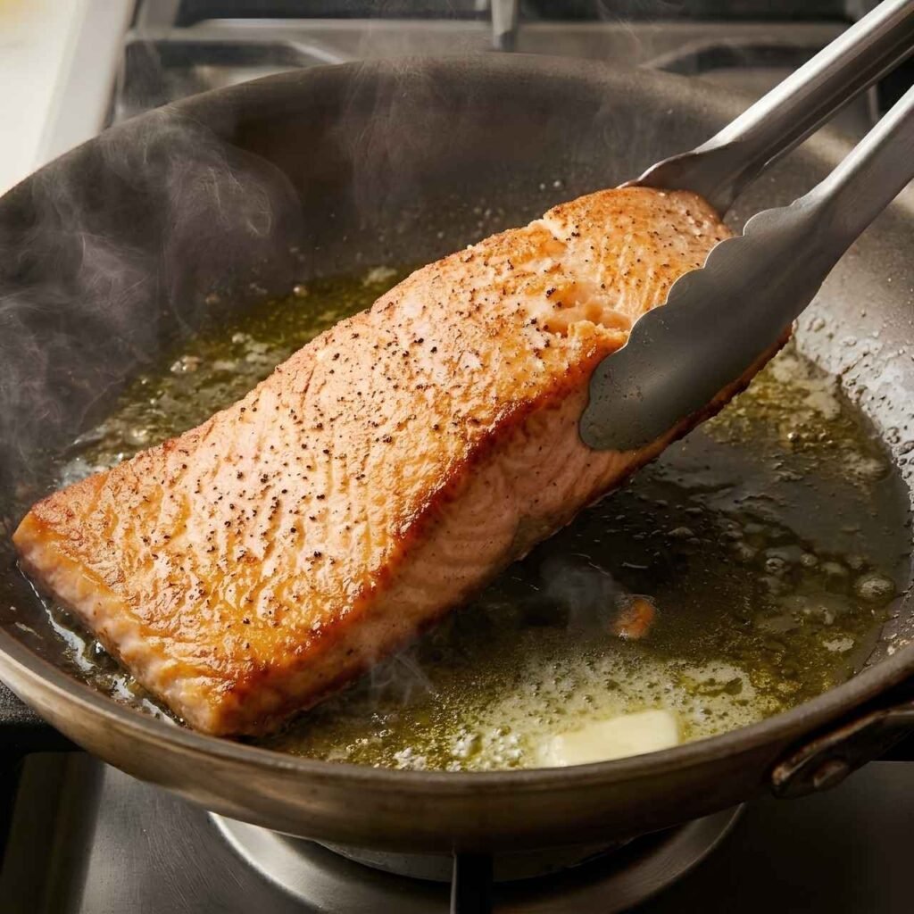 Sear the Salmon