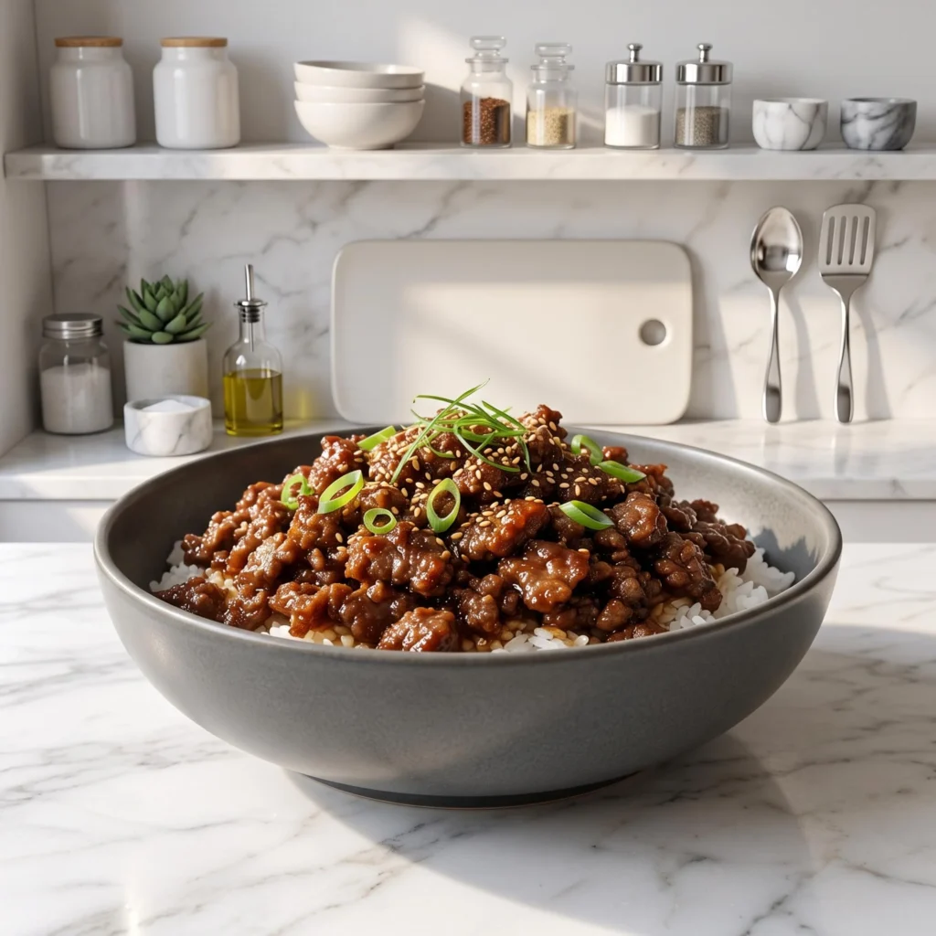 Korean Ground Beef Bulgogi Recipe