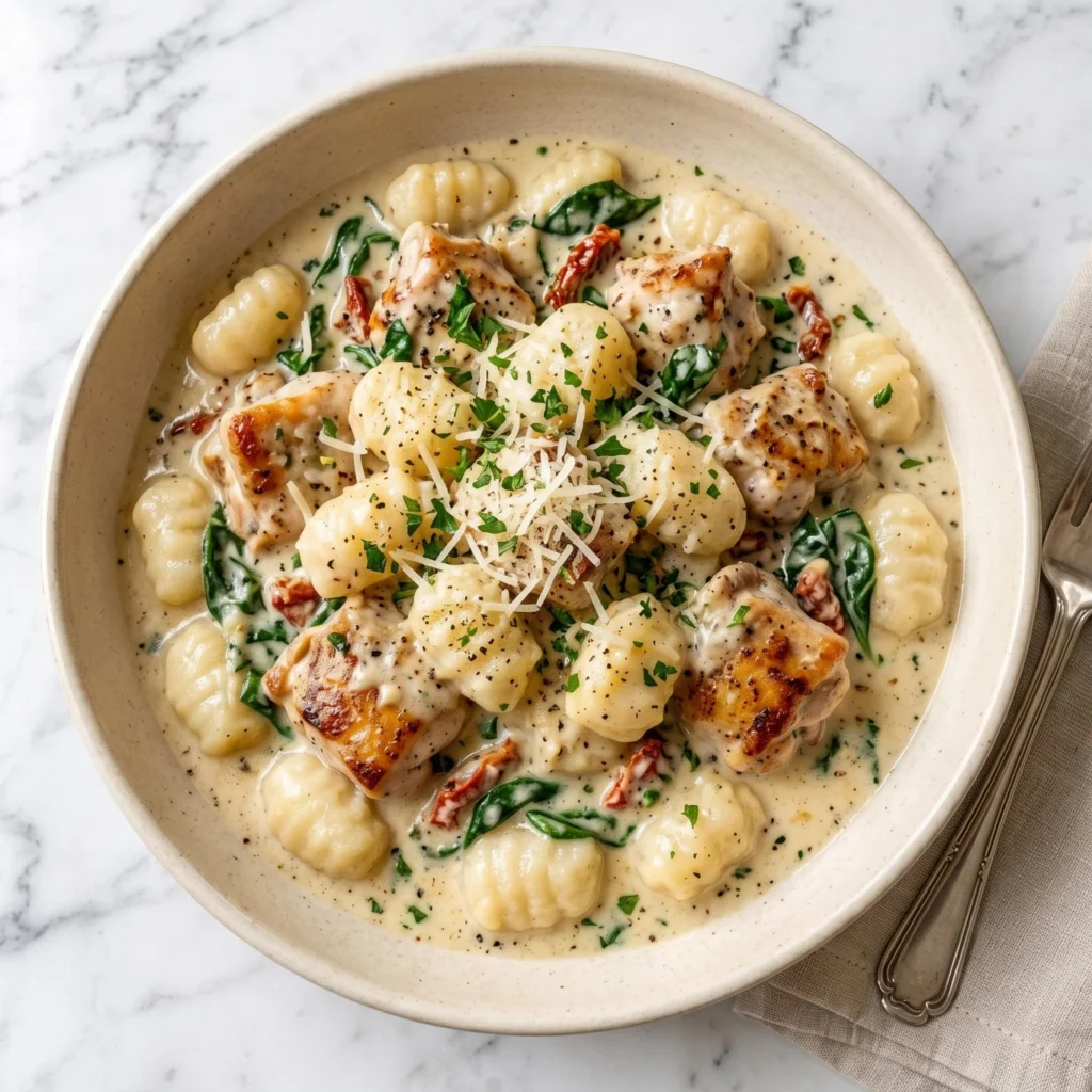 Creamy Chicken and Gnocchi Recipe