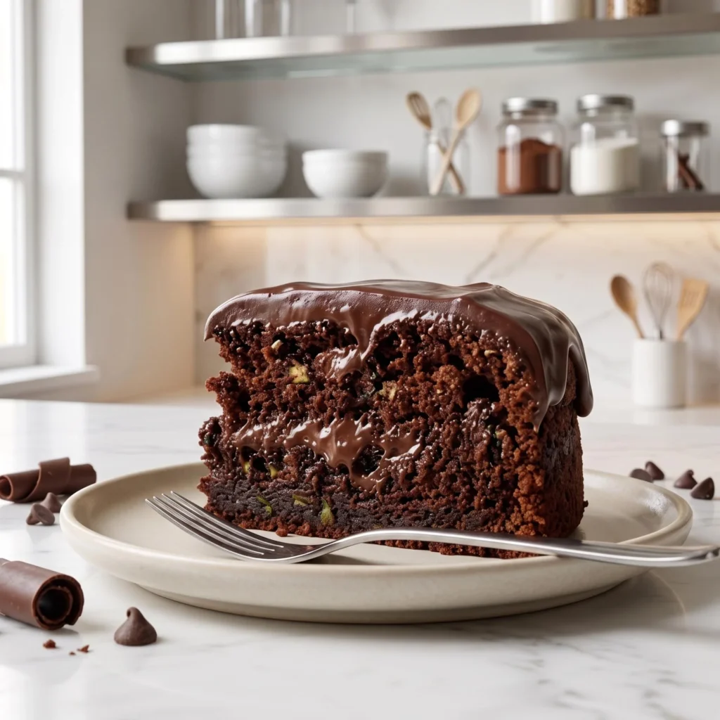 Moist Chocolate Zucchini Cake Recipe