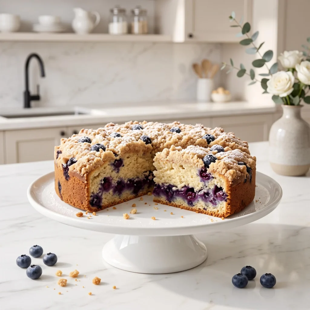 Easy Blueberry Coffee Cake Recipe
