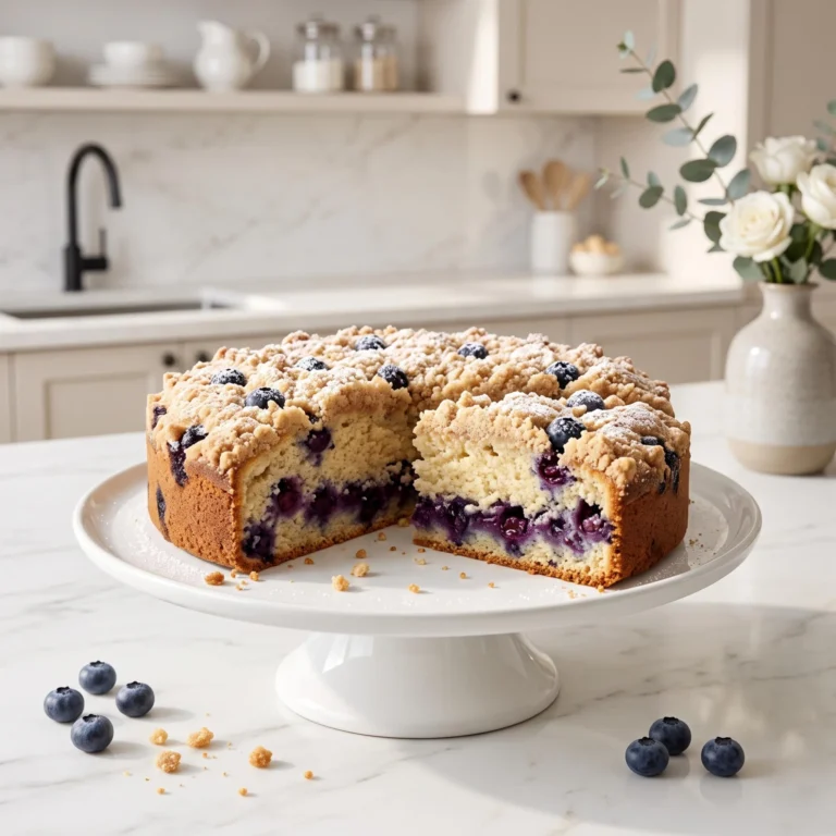 Easy Blueberry Coffee Cake Recipe