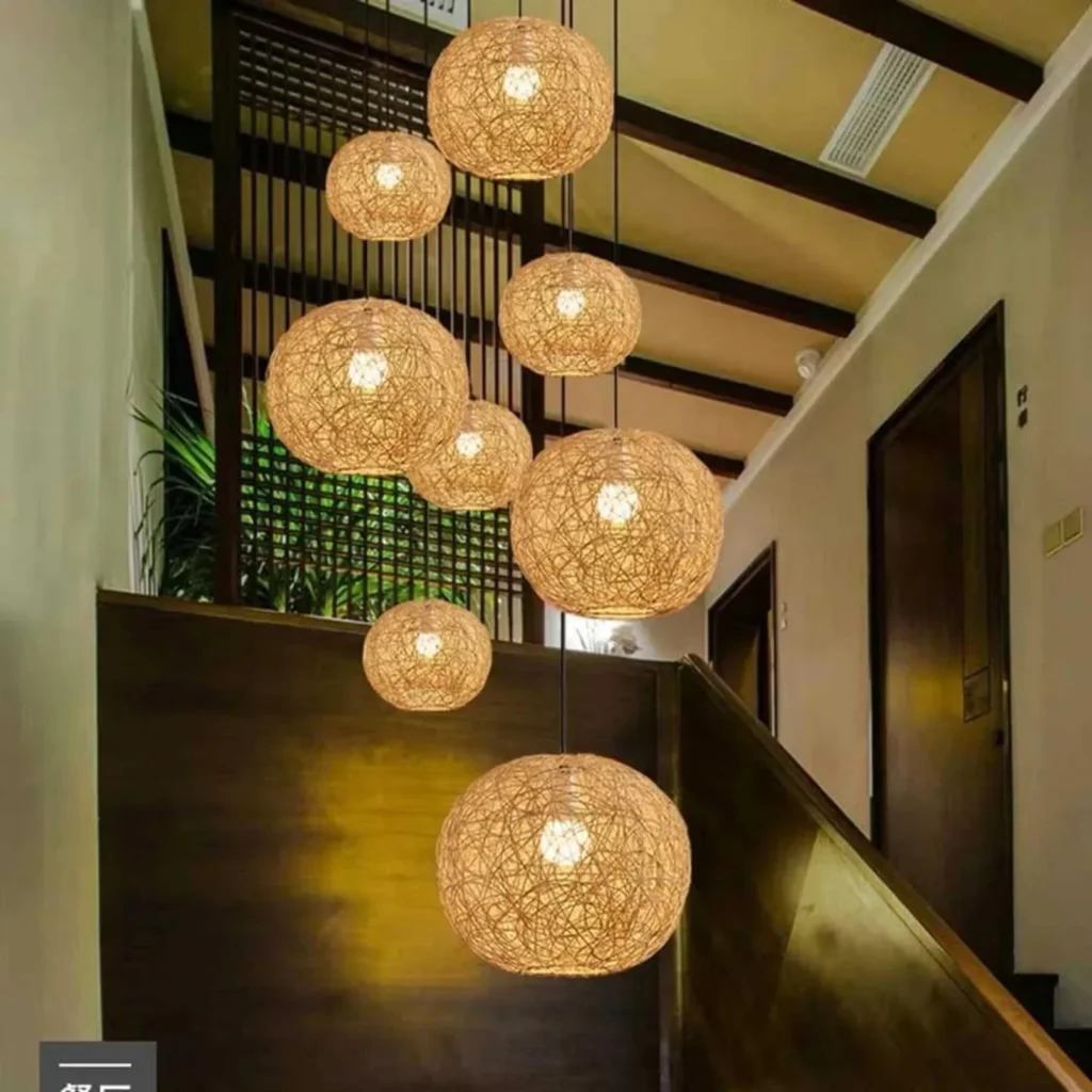 Modern Woven Pendant Lighting Design 