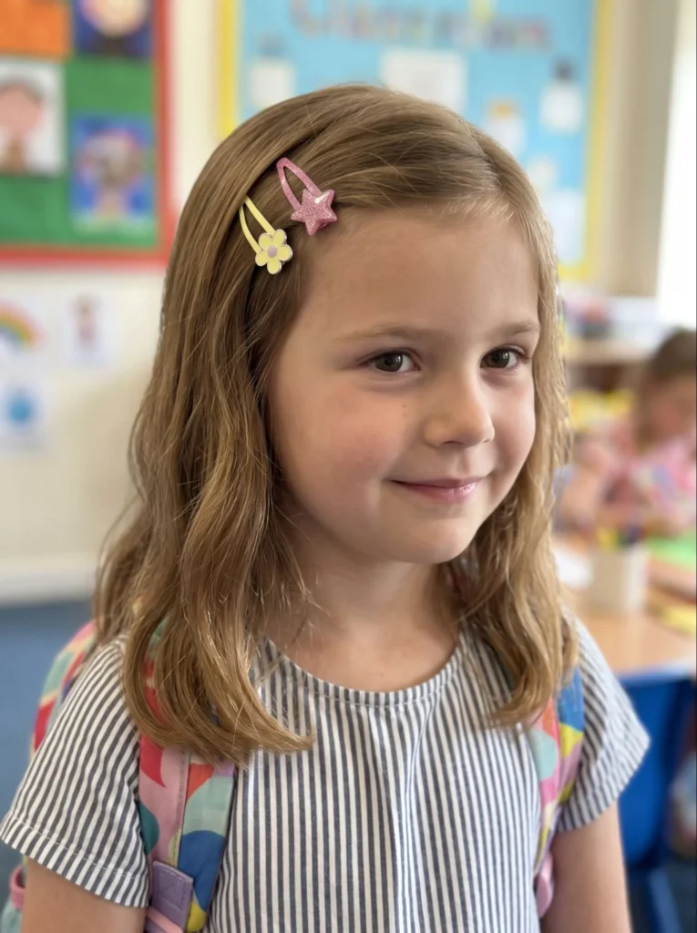 Simple Side Part with Clips