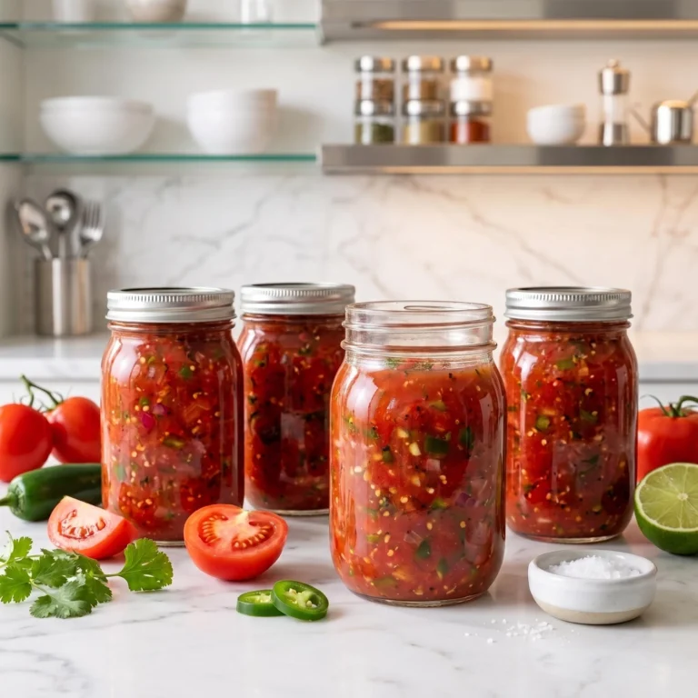 Canned Salsa Recipe with Fresh Tomatoes