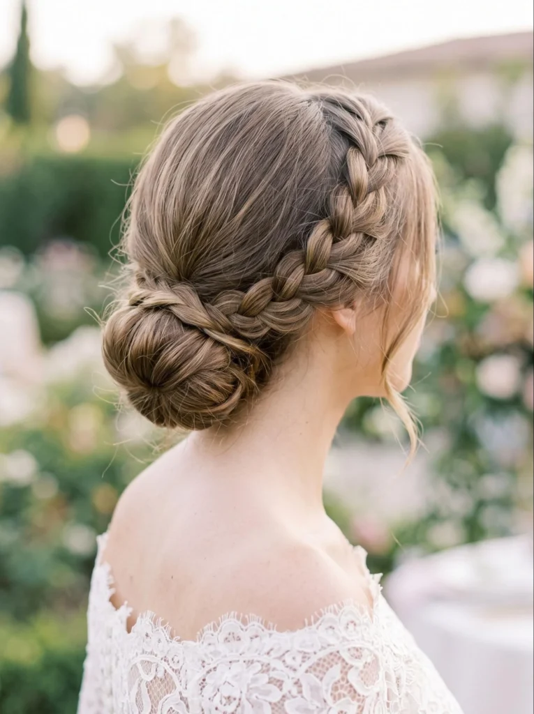 Braided Low Bun