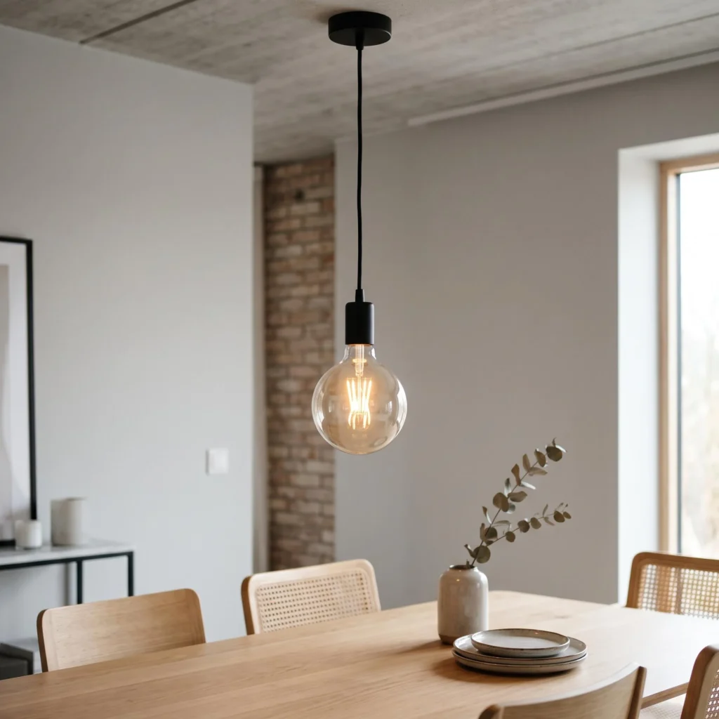 Exposed Bulb Pendant