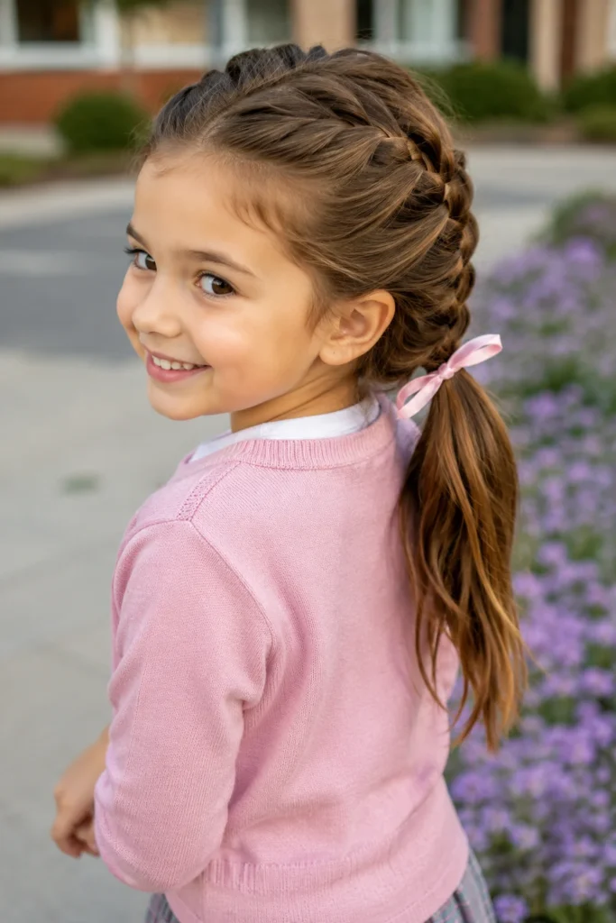 French Braid Ponytail