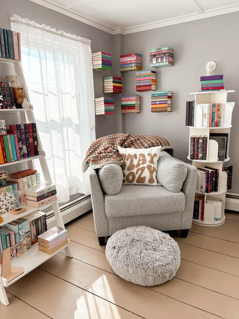 Cozy Reading Corner Home Library