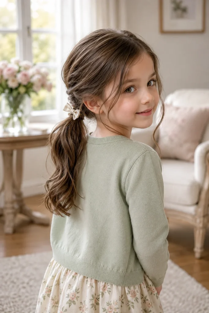 Low Ponytail With Soft Waves